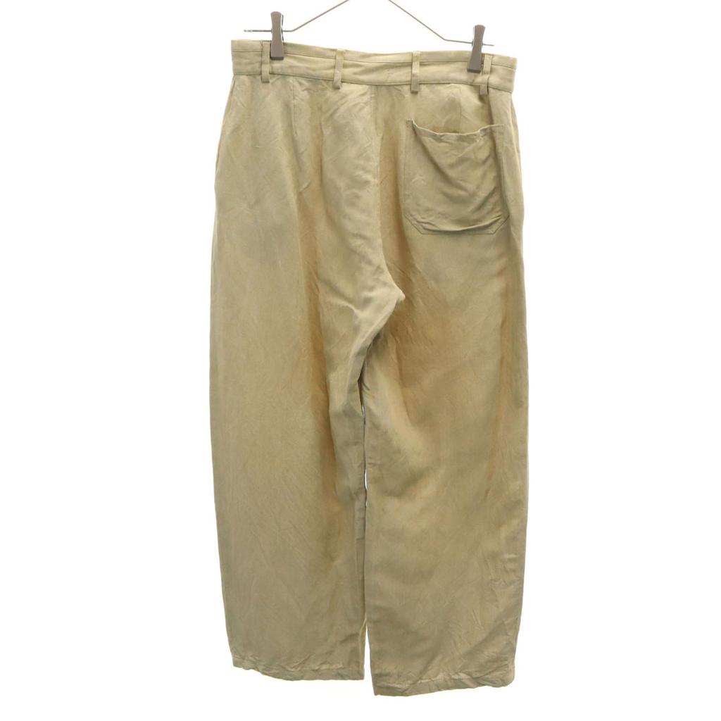 Armani Collezioni Made In Italy Linen Blend Wide Pants 46 Beige Men's Used