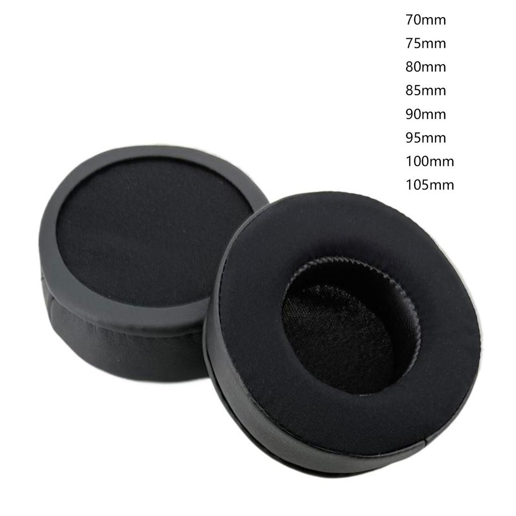 Ear Cushions Ergonomic Iced Gel Cooling Headphone Earpads Optimaled For Circular Universal Over-Ear Headsets 70mm -105mm
