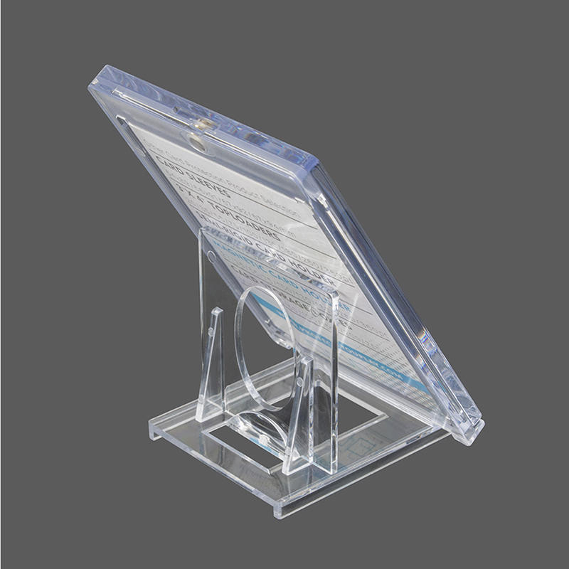 1 Ard Holder Support Cards Protectors Hard Plastic Sleeves Trading Display Case Sports Card-2 Style To Choice