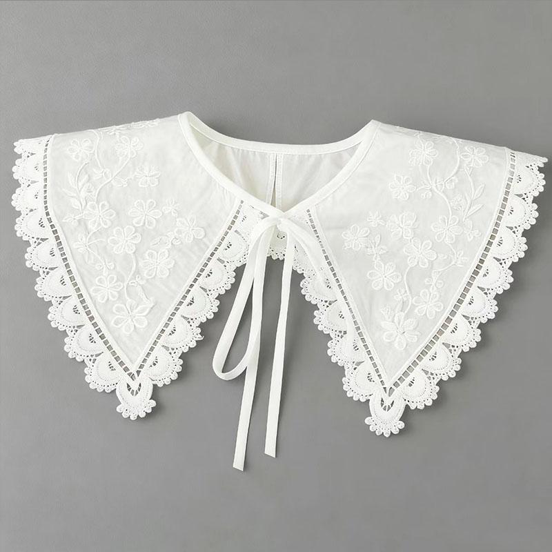 

Корейский большой отложной воротник для женщин, свитер, поддельный воротник, шаль, накидка на плечо, декор, поддельные воротники, галстук