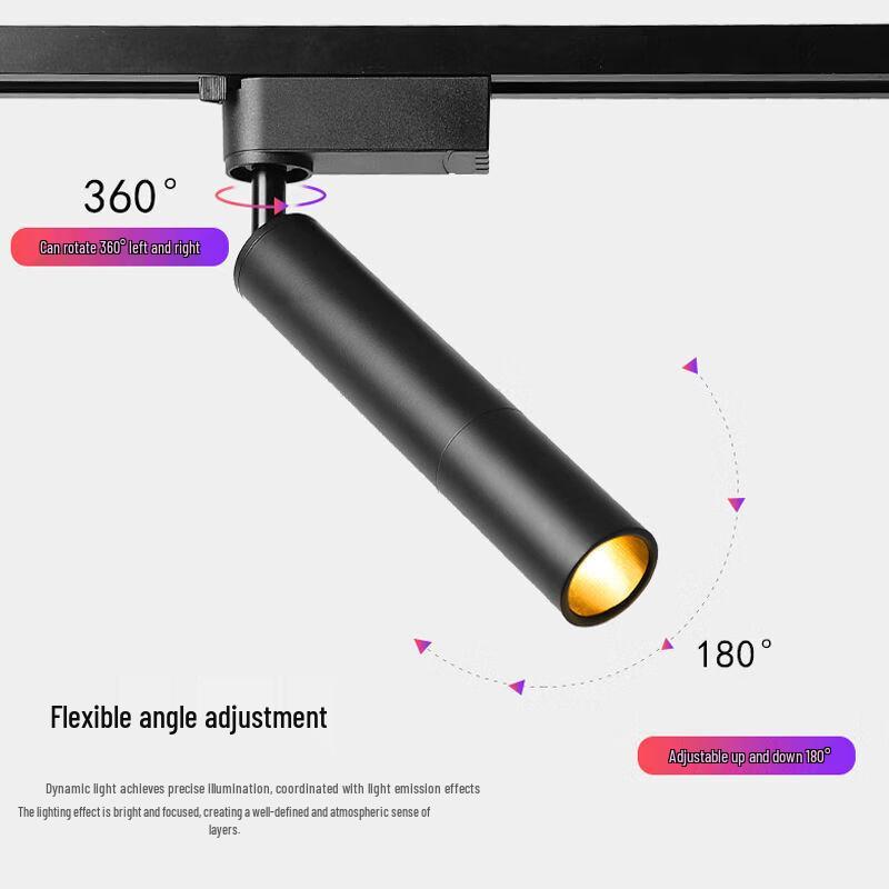 NuFeng 7W LED Ceiling Mount Track Spotlight