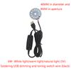 1 Stück USB-Stecker DC5V LED-Leuchten Online-Schalter Dimmregler mit 2 Meter Kabel 1W 3W 6W 10W Lichtplatine