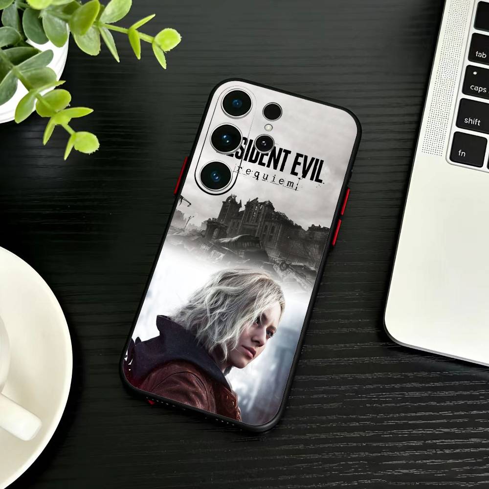 

RER Ganme R-Resident Evil R-Requiem Phone Case For Samsung S26,S25,S24,S23,S22,S30,S21,Ultra,Plus,FE 5G Black Soft Cover Samsung S30plus5G