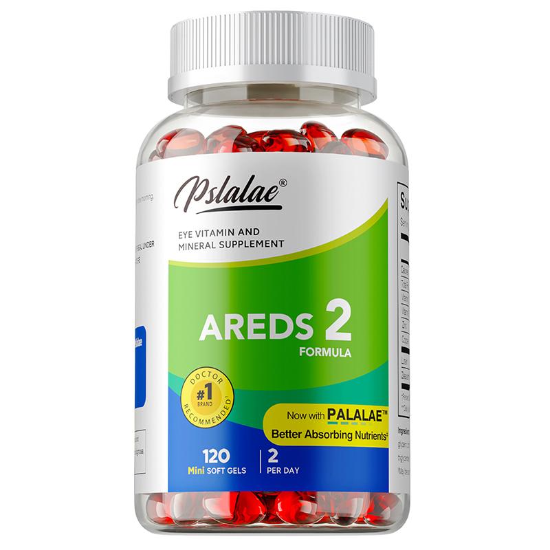 נוסחת AREDS 2 - ויטמינים לעיניים, לוטאין, תמיכה קלאסית למקולה, עם טבעי