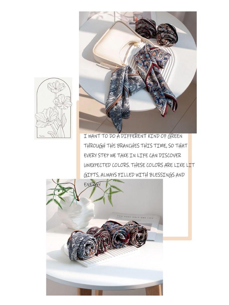Elegant Dual-Sided Wool Scarf: Versatile Fashion Shawl for Ladies