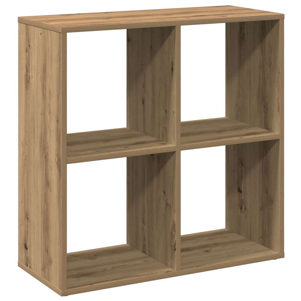 Room Divider Bookshelf Artisan Oak 69.5 x 29 x 69.5 cm