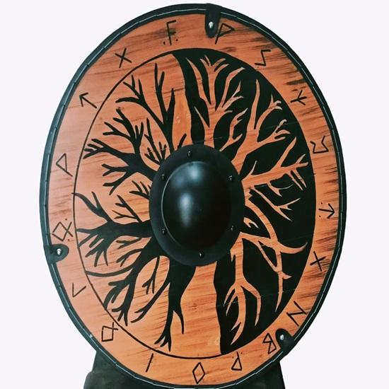 

Викинг Косплей Деревянный Щит Средневековый Костюм Щит Викинга Готов к Бою Щит Викинга Щит Рагнара