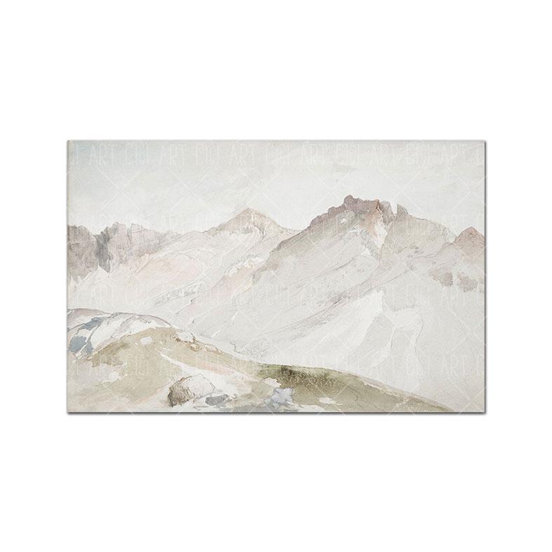 Vintage Neutral Tone Poster Watercolor Sketches Art Print French Country Canvas Oil Painting Wall Picture Living Room Home Decor