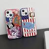Amerika Route 66 Gehärtetes Glas Für Iphone 14 13 12 11 Pro Mini XS MAX 14Plus X XS XR Hülle
