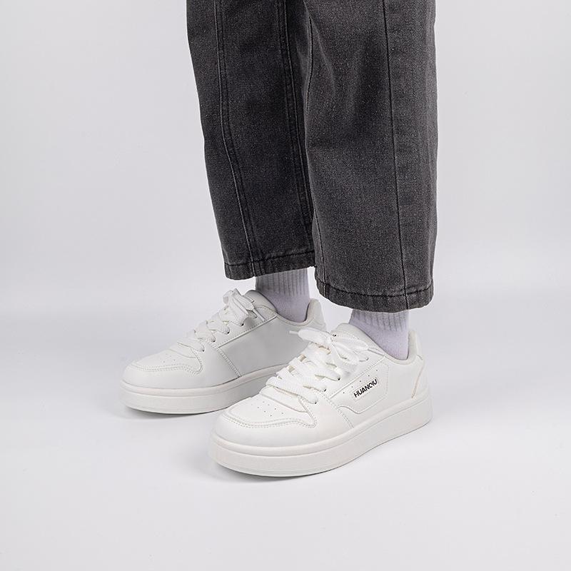 Globale Plattform weiße Schuhe Herren Frühling Sport Herrenschuhe Trend vielseitig weiche Sohle Herren Freizeitschuhe ZHQ68018-1