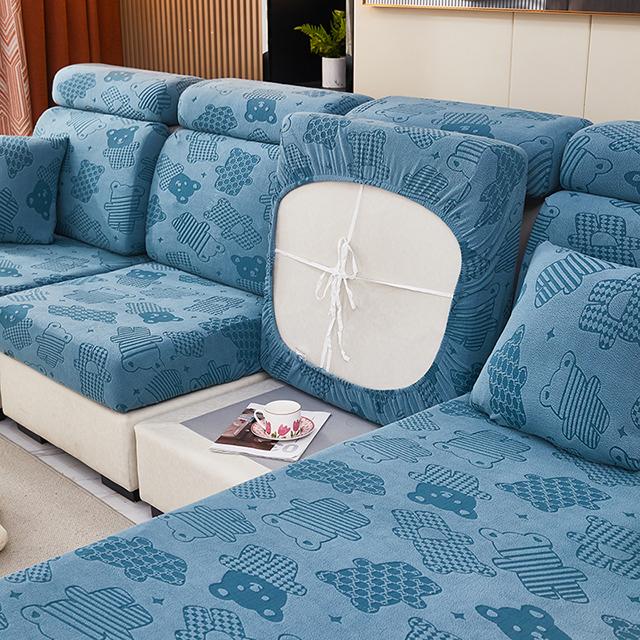 Neu Jacquard Sofa Sitzkissen Abdeckung Für Möbel Schutz Sofa Abdeckungen Haustiere Kinder Waschbar Stuhl Kissen Abdeckungen Fall Abnehmbare