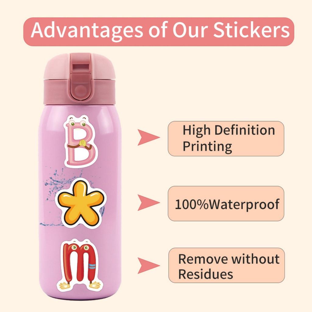100pcs Suitcase Stickers Stickers Scooter Computer Tablet Cartoon Decoration