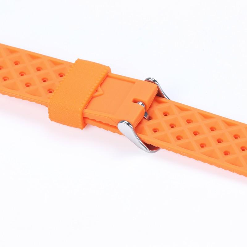 Breathable Silicone TPU Waterproof Sweatproof Unisex Watch Strap - Fits All Brands, 20/22mm