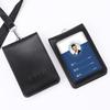 Genuine Leather Magnetic ID Card Holder and Protective Sleeve