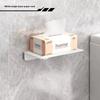 Self Adhesive Toilet Paper Roll Holder Plastic Mobile Phone Rack Toilet Manager Holder  Bathroom