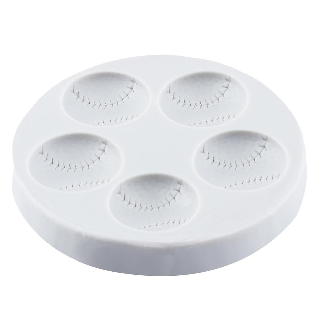 Basketball Silicone Molds Rugby Football Baseball Fondant Mold Cake Decorating Tools Cupcake Topper Candy Resin Clay Chocolate Gumpaste Mold