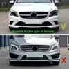Para Mercedes Benz Clase CLA C117 CLA 200 220 180 2013-2015 Labio Divisor Spoiler Difusor Parachoques Delantero Accesorios BodyKit Tuning