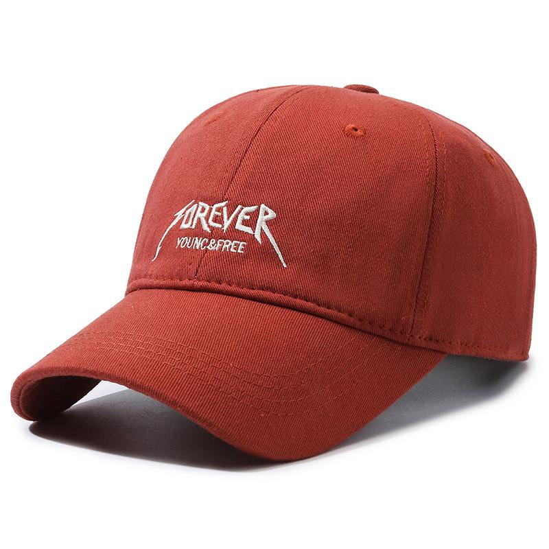 Foreve Letters Embroidery Cap Women Sunscreen Soft Top Outdoor Running Sports