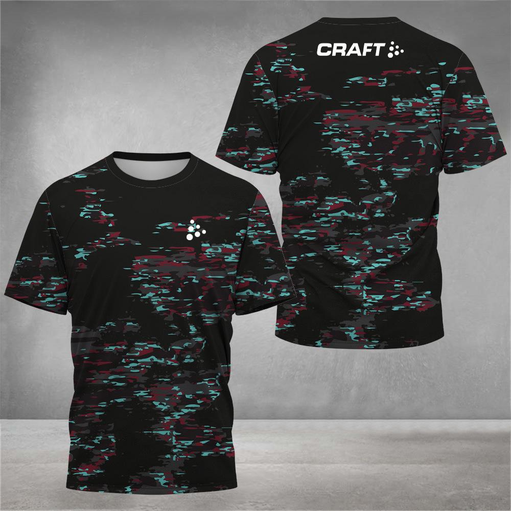 Men Fashion Short Sleeve 3d Print T Shirt Round Neck Summer Plus Size Tees