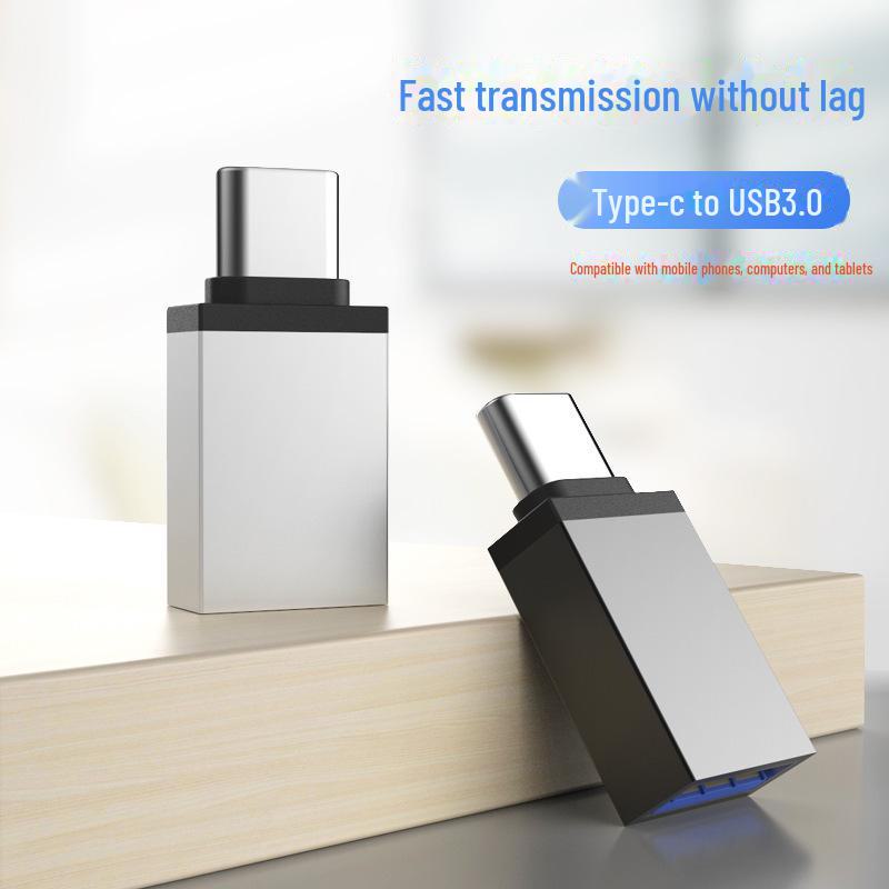 

OTG-адаптер Huawei/Xiaomi: Конвертер расширения USB-C для мобильных телефонов и карт-ридеров чёрный