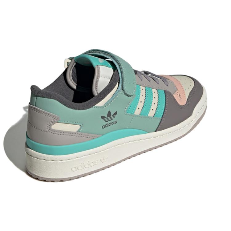 Adidas Originals Unisex Forum 84 Low Northern Lights Sneakers Grey / Green (Unisex) Skateboard Shoes GX4574