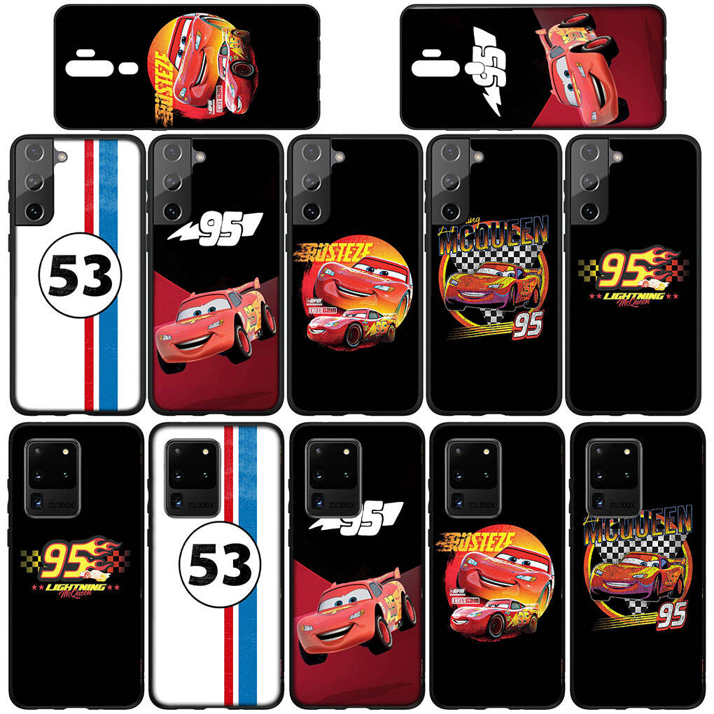 For Motorola Moto Edge 70 60 50 G54 G86 Samsung Galaxy S25 iPhone 17 16 15 Xiaomi Redmi Note 14 13 Pro Max Case Anime Cars Lightning McQueen 95 Cover