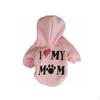 Dog Hoodie Warm Hooded Sweater Machine Washable Fleece Pet Pullover for Dogs, Young Cold