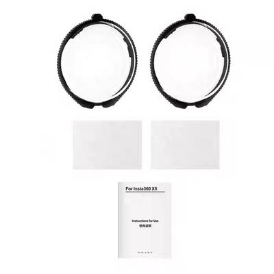 Housse de Protection d'Objectif Anti-Rayures Protecteur d'Objectif Capuchon Protecteur pour Accessoires Insta360 X5