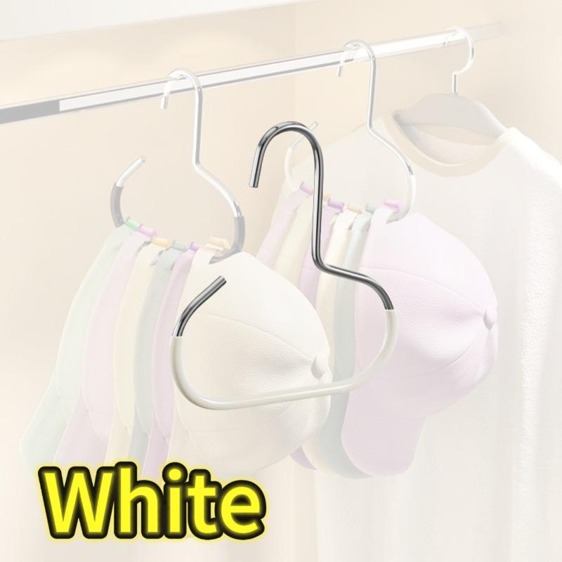 1-10pcs Circle Ring Hat Hanger Non-marking Non-slip Hat Storage Hook Closet Bedroom Saving Space Scarf Towel Tie Hanging Rack 1pcs 1630₽