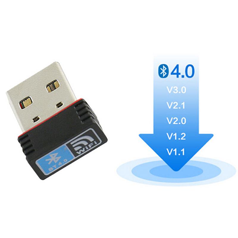 Mini BT4.0 150M USB WiFi Bluetooth Wireless Adapter Dongle Network LAN Card Mini BT4.0 150M USB WiFi Bluetooth Wireless Adapter Dongle Network LAN Card