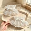 Ruffled Lace Lolita Wrist Cuffs Floral Lace Sweater Cuff Covers Hand Sleeves  Maid Cosplay