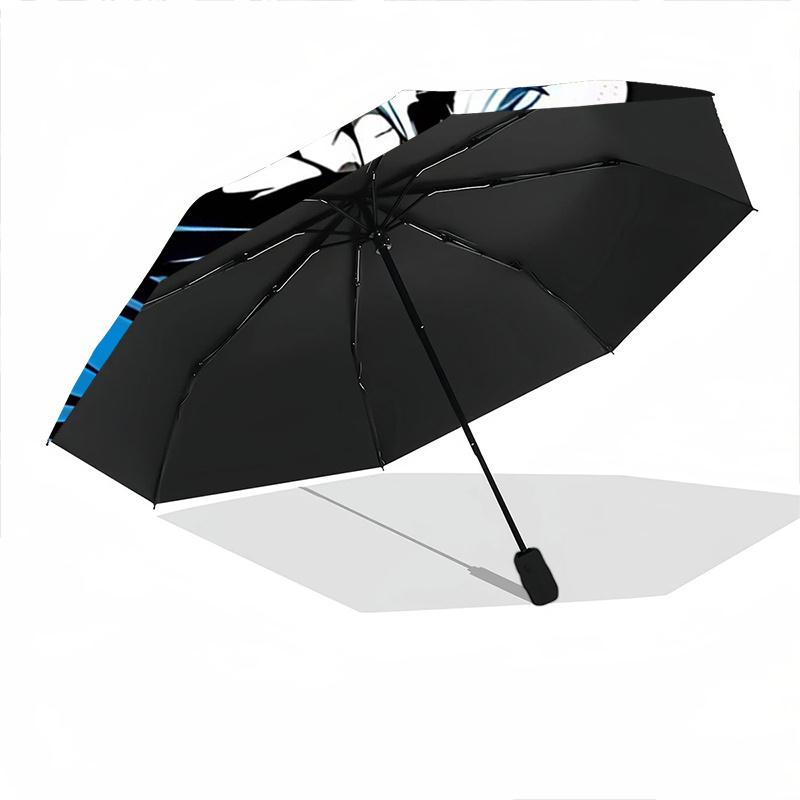 1pc Anime Super Saiyan Blue Goku Automatic Opening and Closing Umbrella - Small Umbrella Suitable for Various Occasions G006