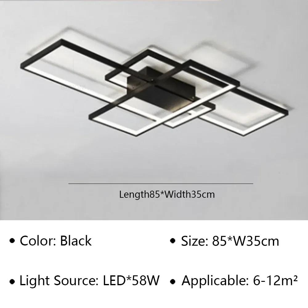 Modern LED Ceiling Chandelier Lamp for Living Dining Room Bedroom Aisle Balcony Home Decoration Indoor Lighting Fixture Luster