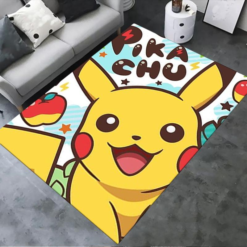 2025 New Pokemon Carpet Rug for Living Room Bedroom Home Sofa Decoration,Kids Play Non-slip Floor Mat76