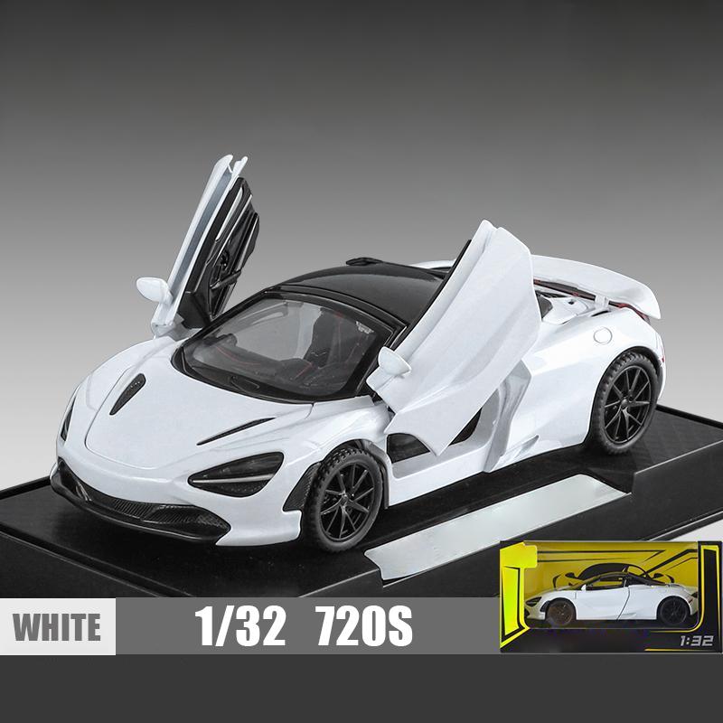 1/32 McLaren 720s Supercar Sports Alloy Diecast Model Car Sound & Light High Simulation Hobby Collection Birthday Gifts for Boy