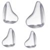 4PCS Transparent Plastic Corner Protectors Table Edge Guards Soft Cushion Pads for Furniture Safety and Surface Protection