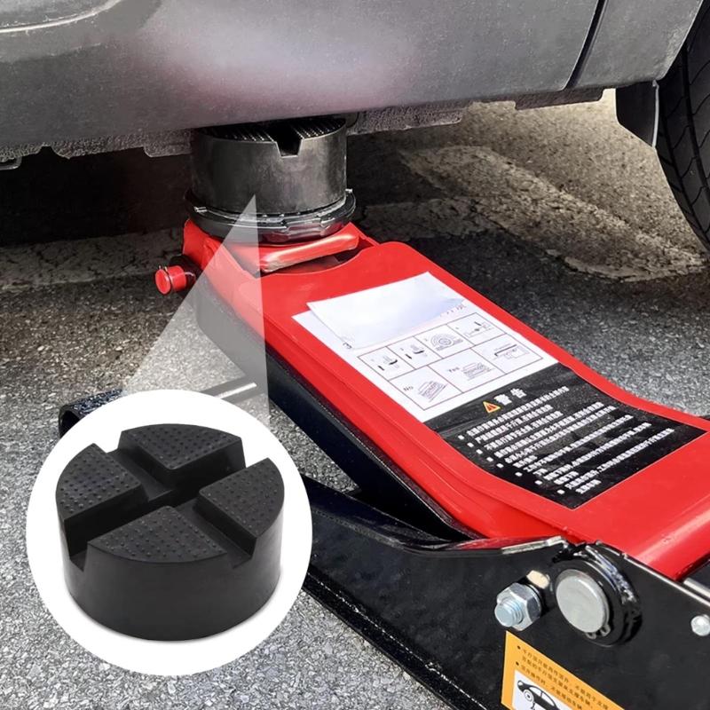 Car Lifting Rubber Jacks Pad Adapter General pinches Welding Protector Not Slip Support Simple Installs for Floor Jacks