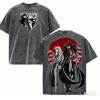T-shirt lavata Code Geass Abbigliamento personalità Nuovo modello T-shirt anime Abbigliamento per tutto l'anno Coppie Taglie forti Unisex Classico