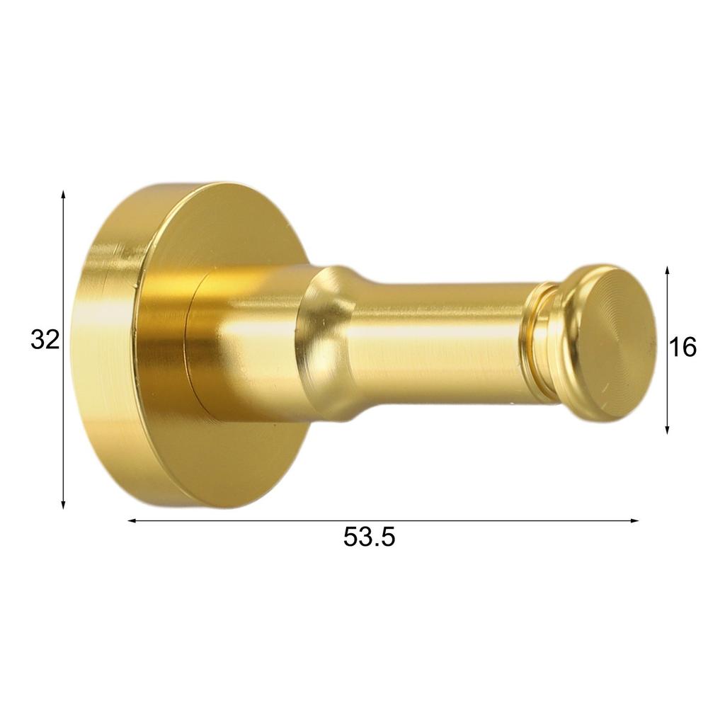 1pc Round Hook Anti-corrosion Anti-rust Space Aluminum Wall Hanging