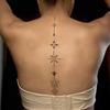 Boho Style Geometric Tattoo Sticker Waterproof And Sweatproof Personality Star Lotus Totem One-Time Simulation Tattoo