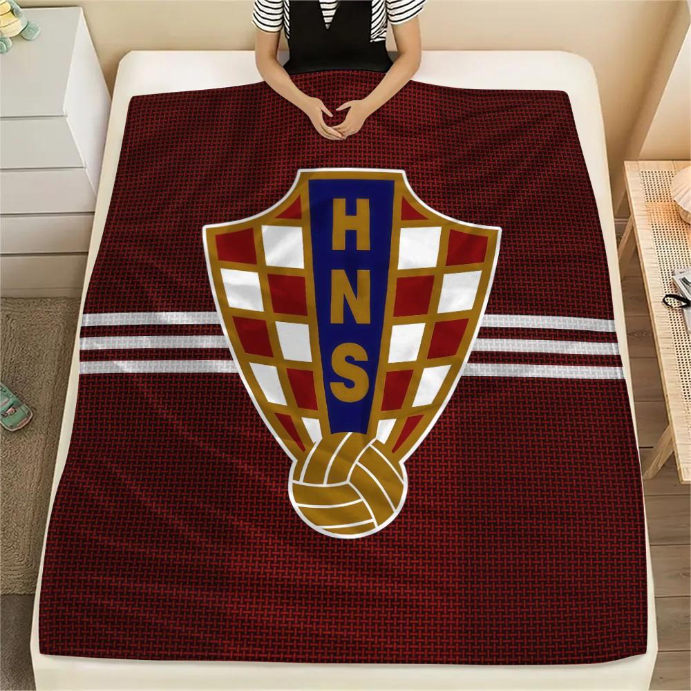 Croatia National Football Team Flannel Blanket, High quality Comfortable for All Seasons, Home Decor, Warmth and Comfort