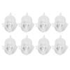 20Pcs Fishing Lure Rattles Fishing Lure Insert Tube Rattles Bait Weight with Ring Bead Bait