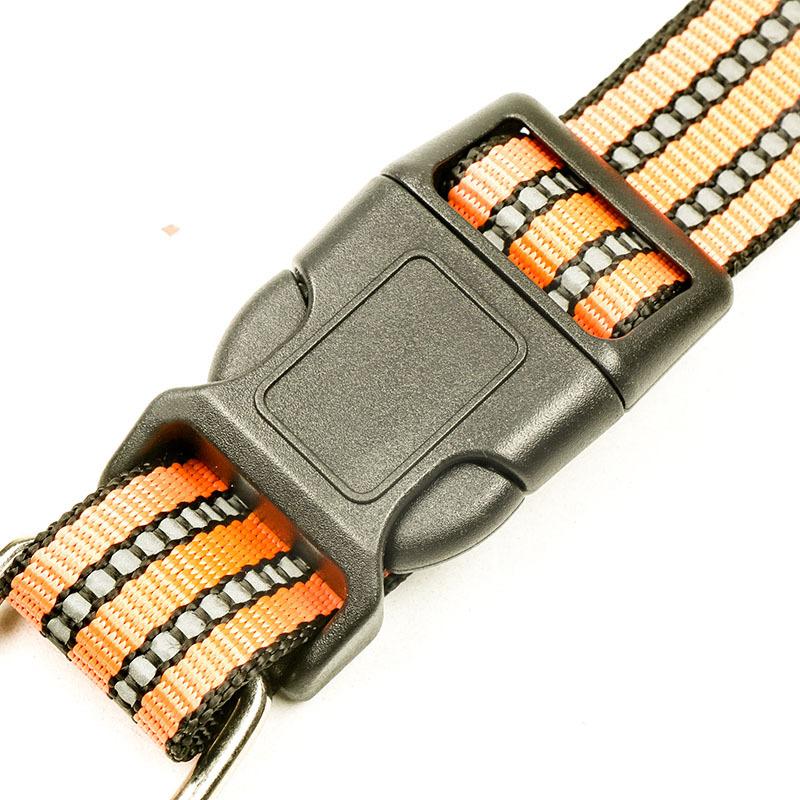 Pet Dog Collar Reflective Silk Multi-colored Dog Neck Ring Pet Supplies Outdoor Dog Walking Traction Buckle Neck Cover Dog Strap