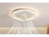 Silent Ceiling Fan Light for Bedroom & Kids' Room, Modern Minimalist Design, Eye-Friendly & Adjustable Lighting