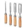 Robustes Flachmeißel-Set für Holzbearbeitung, 6-38MM, Holzgriff, Holzmeißel, Flachmeißel, Schnitzmesser, Zimmermann, Holzschneidewerkzeuge