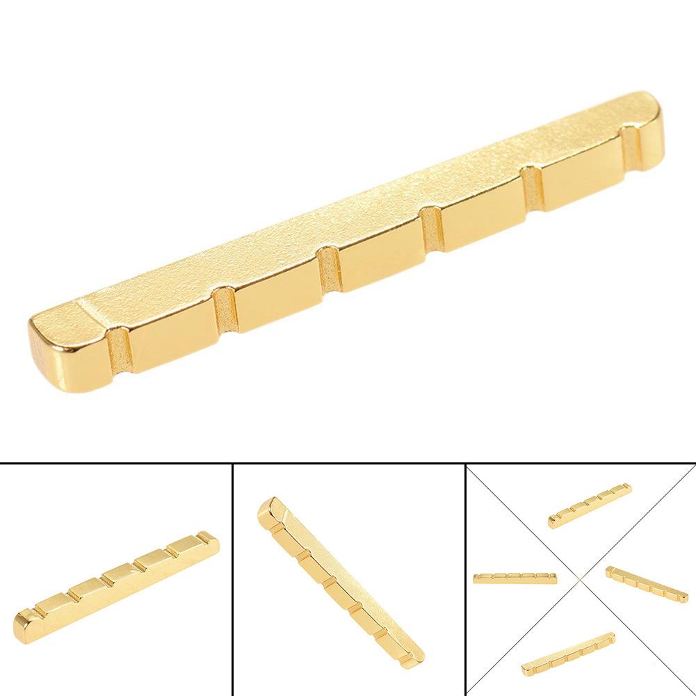 Electric Guitar Brass Nut Metal Nut Copper Nut At The Front of The Bridge Nut for A 6-String Electric Guitar