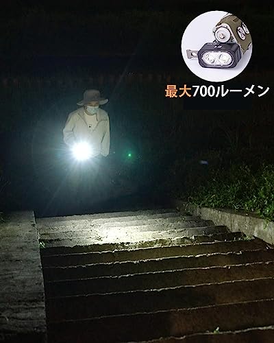 RovyVon E1 Hybrid Battery Ultra-Compact Flashlight, Dual LED 6500K Cool White Up to 700 Lumens, Pocket-Sized USB-C Rechargeable Keychain Flashlight wi