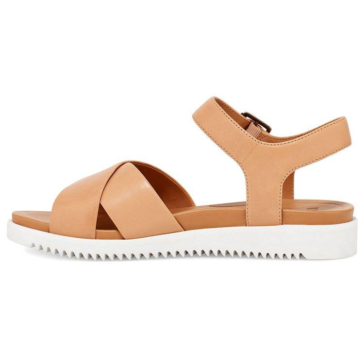 

UGG Сандалии Zoie Sandal Slide Strap Sports Sandal Women Sandal White Brown 1116372-PRCN