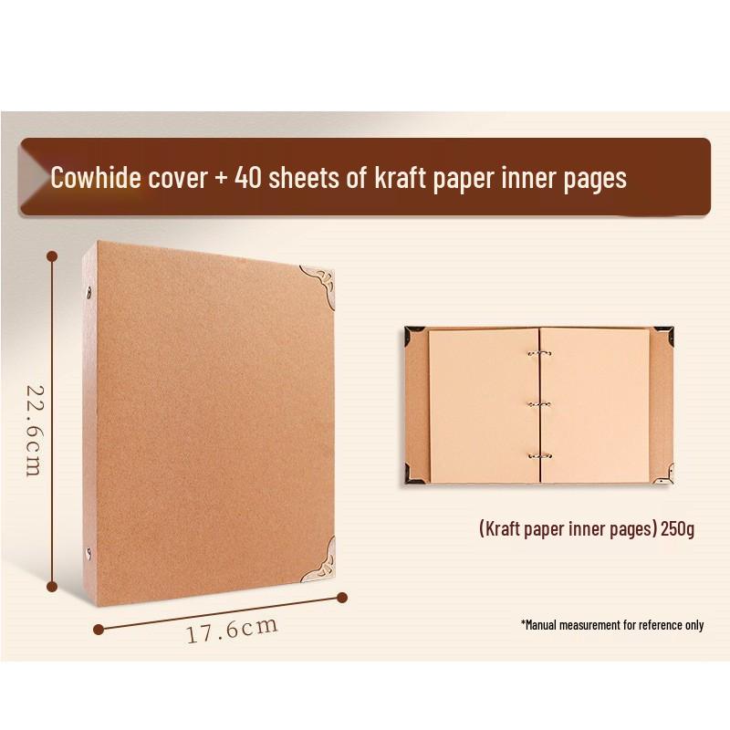 Acrylic DIY Photo Album: Handmade Memory Journal with Creative Graffiti and Loose-Leaf Design