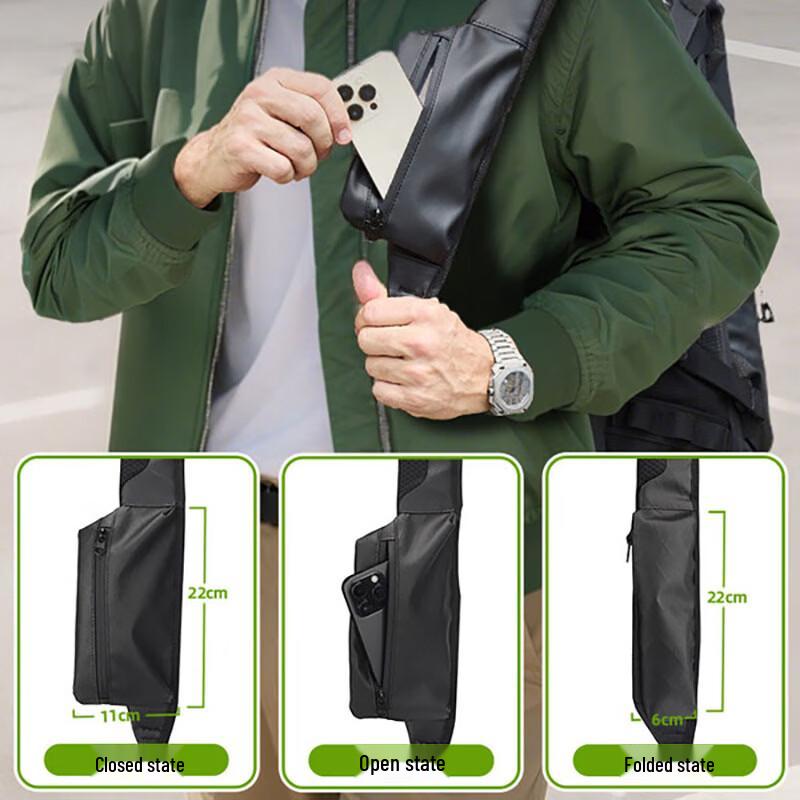 SWICKY Men's Water-Repellent Travel Backpack